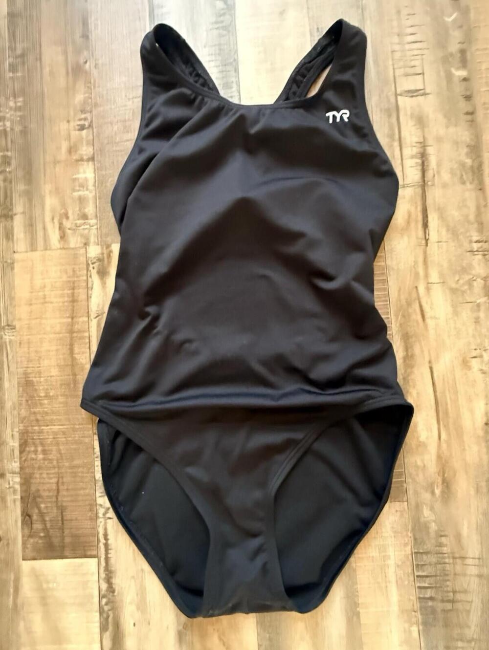 TYR black Racing Swim Suit Sz 38